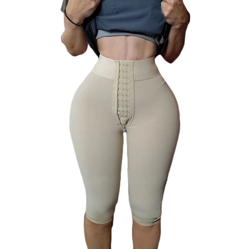 Gaine Amincissante Femme Front Closure Hourglass Body Shaper High Compression Shorts Bodys Para Mujer Wasit Trainer Butt Lifter