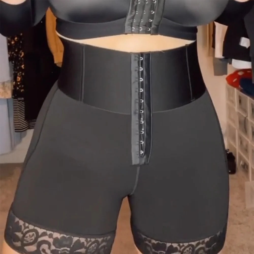 Butt Lift Shorts Waist Trainer Shapewear Postpartum Compression Bbl Body Shaper Hourglass Figure Charming Curves