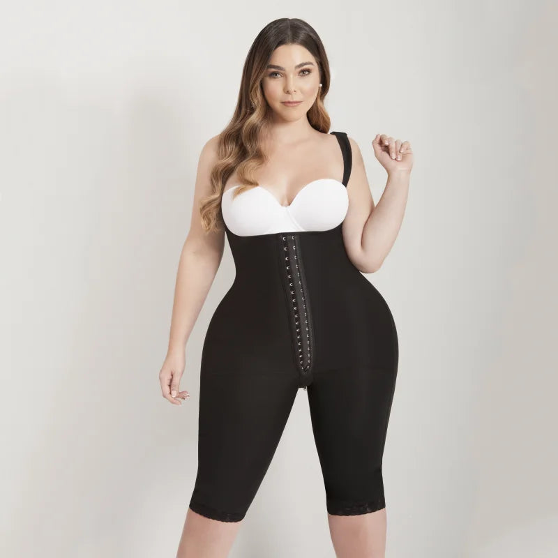 Faja Colombiana Mujer Full Body Shapewear Tummy Control Bodysuit For Women Girdle Postpartum Use Slimming Sheath Body Shaper