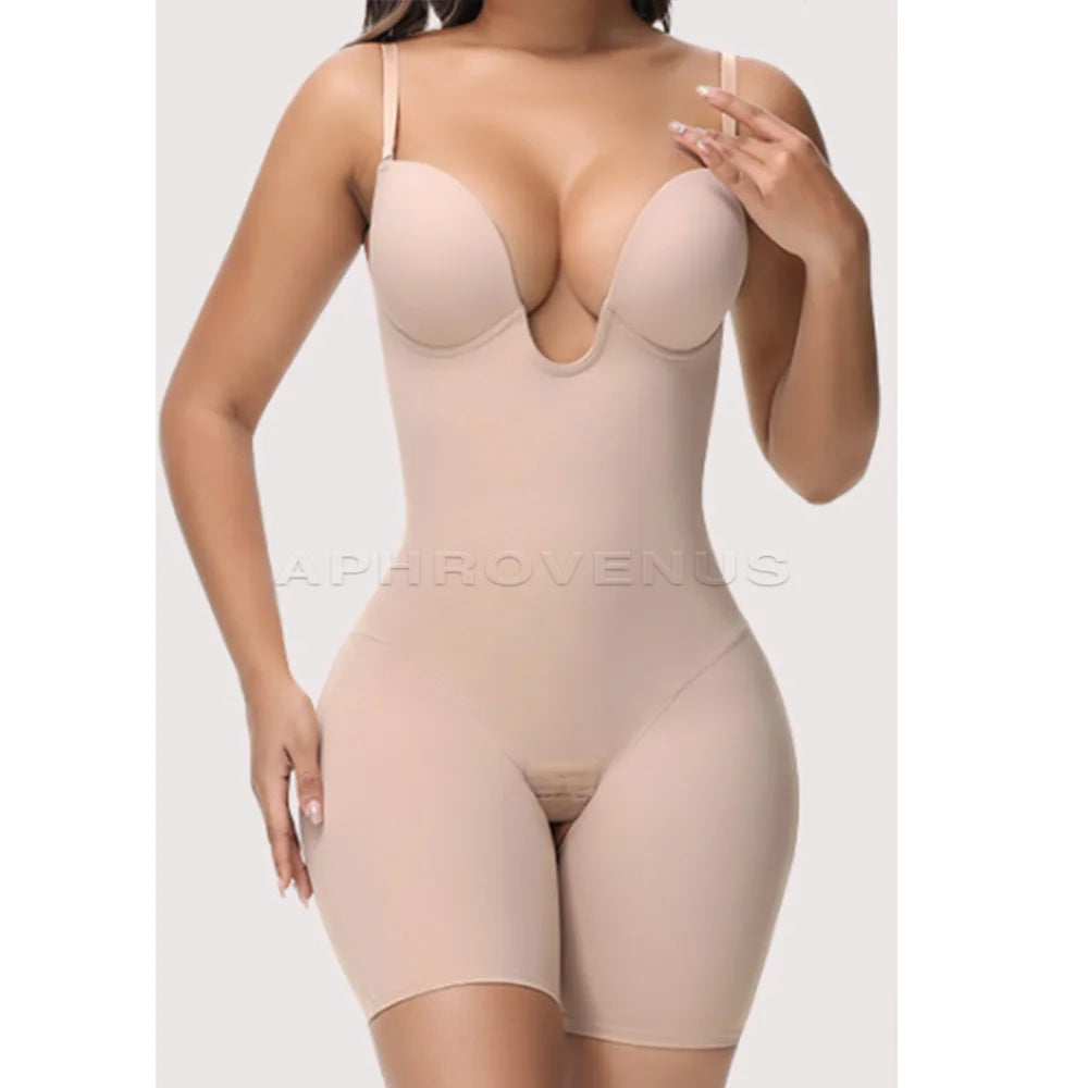 Women Waist Trainer Shapewear One-piece Slim Body Suit with Bra Tummy Control Flat Belly Corset