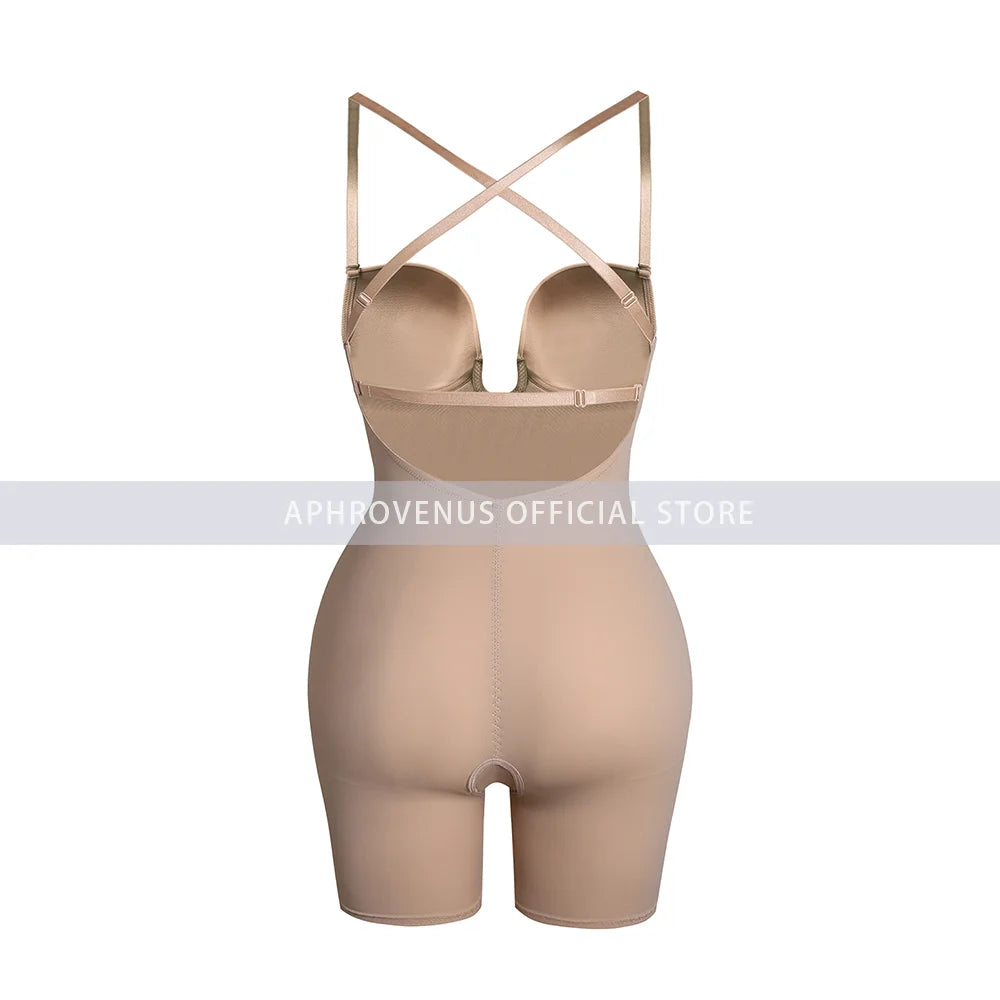 Women Waist Trainer Shapewear One-piece Slim Body Suit with Bra Tummy Control Flat Belly Corset
