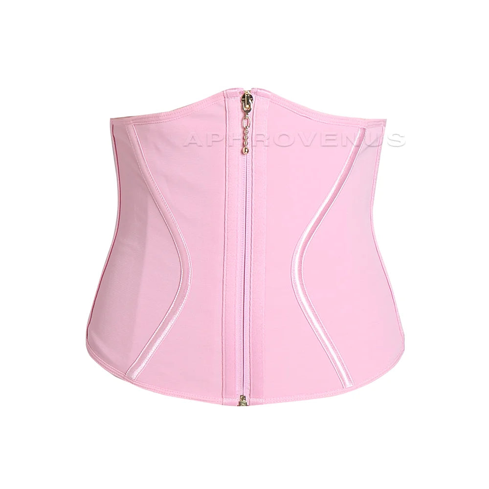 High Compression Flat Belly Shapewear Waist Trainer Corset Postpartum Girdles Shaper with Zipper & Hook-eyes