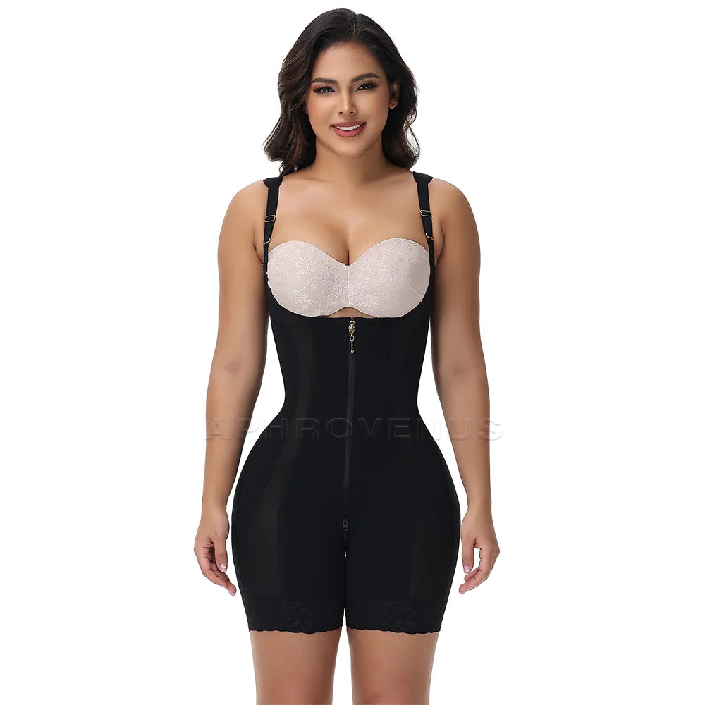 Fajas Tummy Control Underwear Butt Lifter Postpartum Girdles with Adjustable Straps Compression Waist Trainer Body Shaper