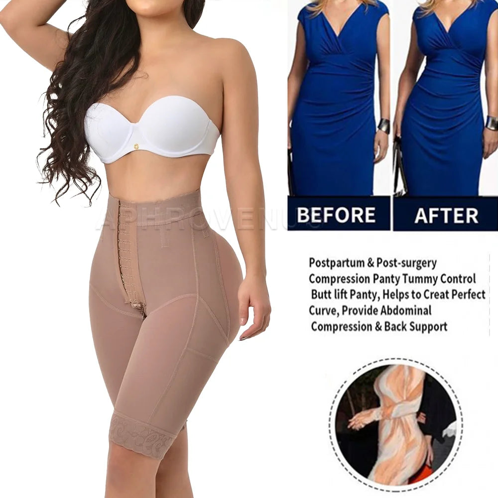 Modeladora Women High Compression Butt Lifter Underwear Pants Tummy Control Push Up Flat Belly Body Shaper