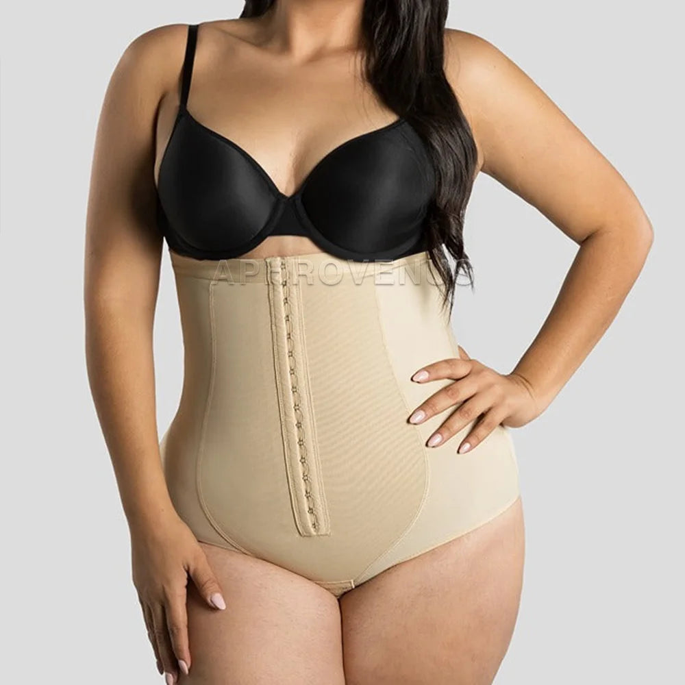 Compression Tummy Control Body Shaper Body Beauty Waist Trainer Post-Surgical Use Shapewear with Hooks