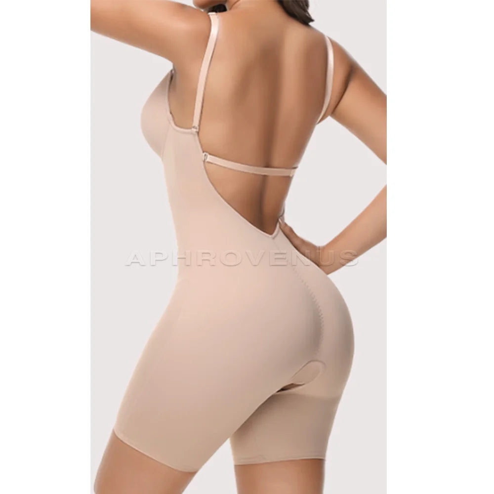Women Waist Trainer Shapewear One-piece Slim Body Suit with Bra Tummy Control Flat Belly Corset
