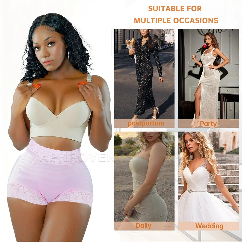 Modeladora Waist Trainer Hourglass Shorts Butt Lifter Women Body Shaper Bbl Seamless Hip Lift Underwear