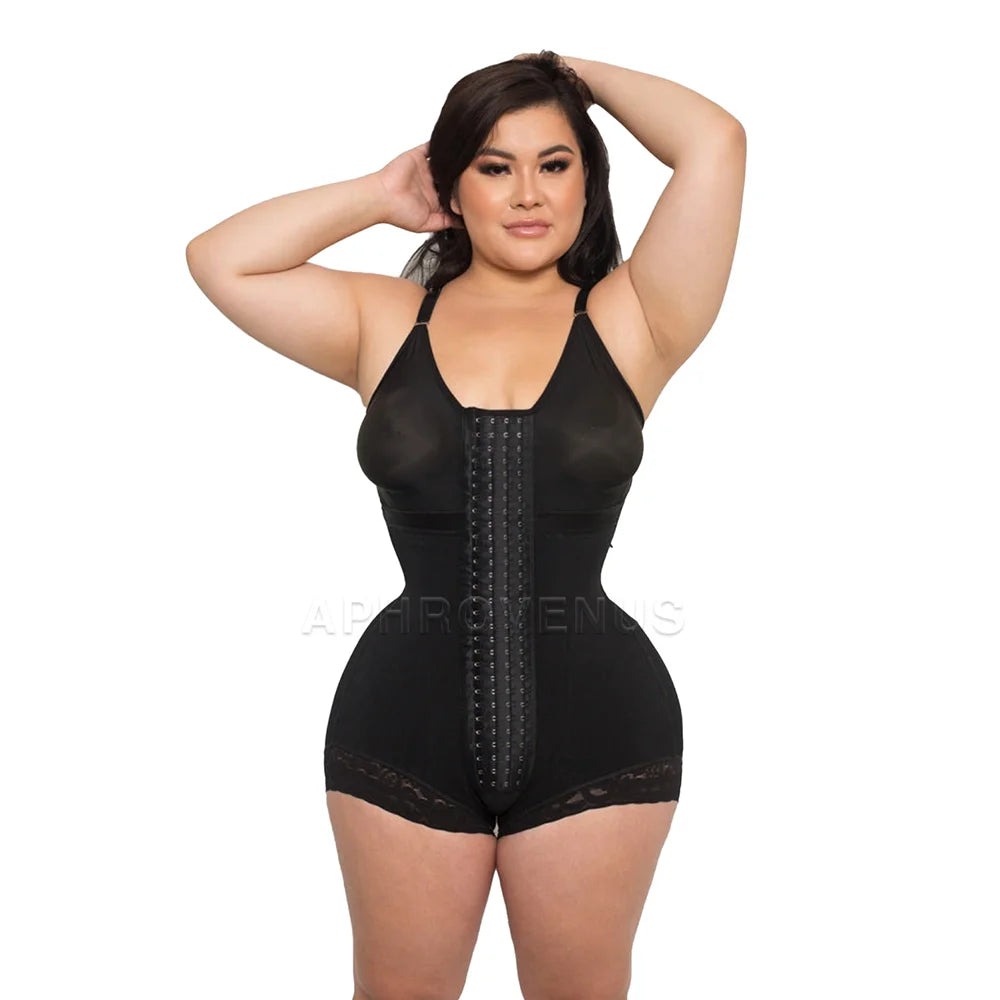 Moldeadoras Triangle Compression Slimming Shapewear Hook And Eye Closure Breast Support Tummy Control Shaper