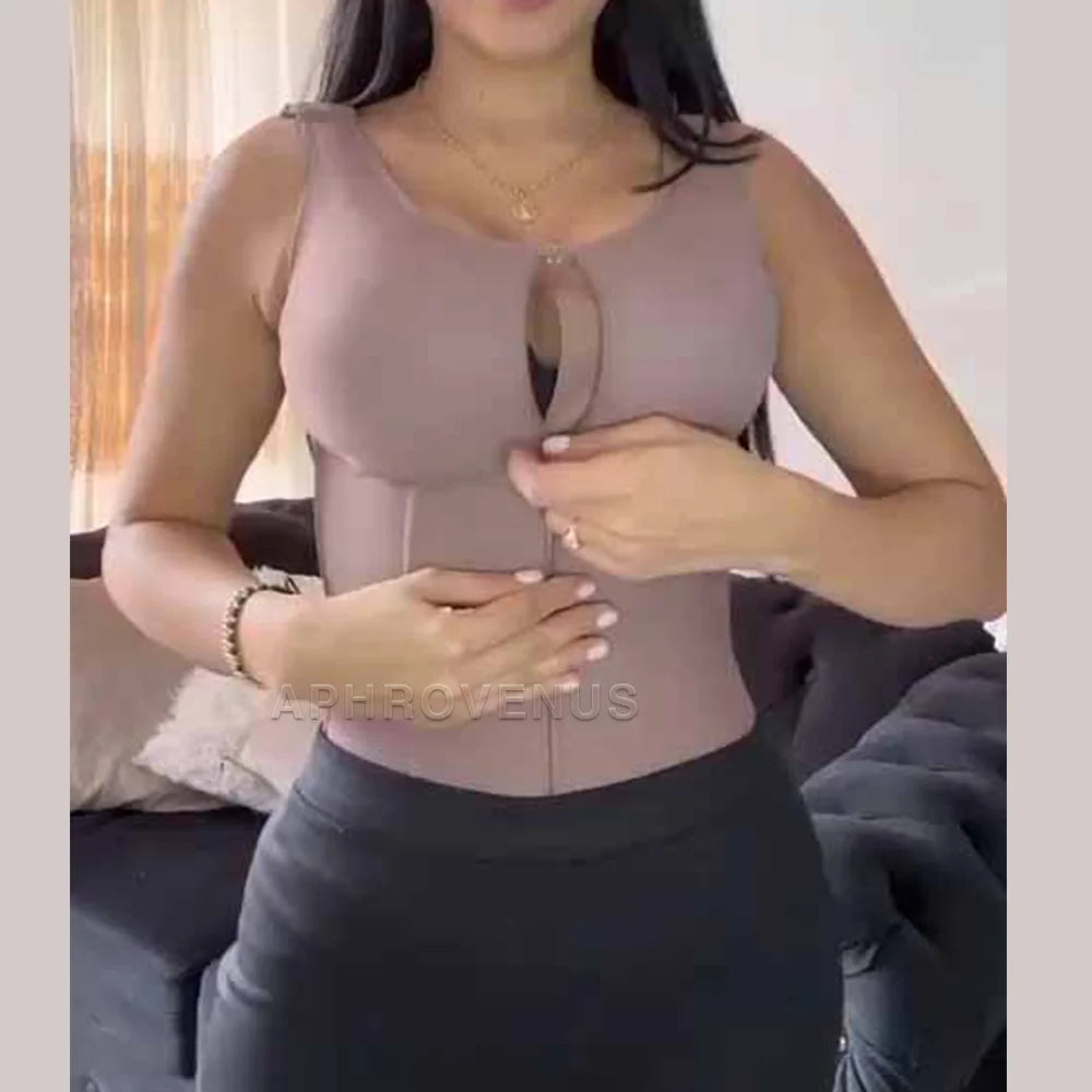 Women Hook-eyes Waist Trainer Underwear Tummy Control Body Shaper Vest Slimming Corset Belt Flat Belly Girdles Shapewear