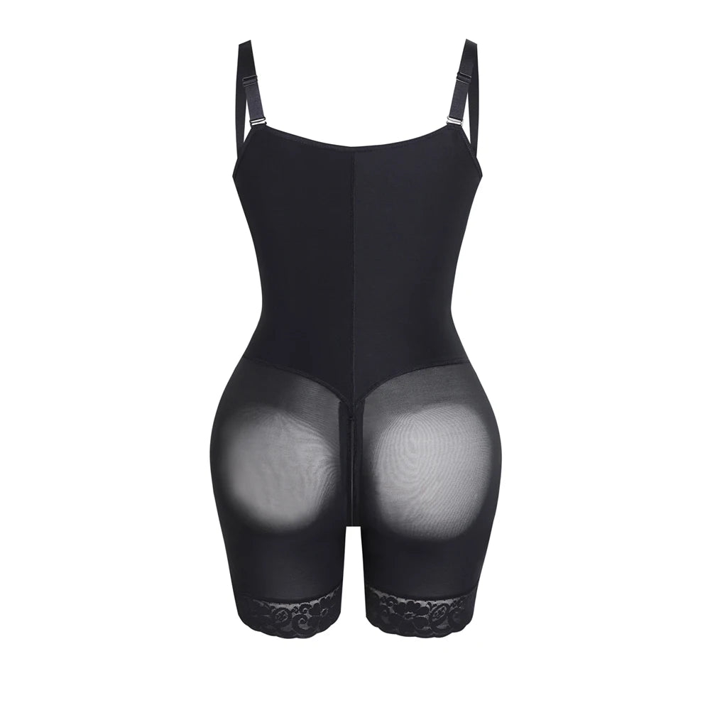 Seamless High Waist Slimming Body Shaper Butt Lifter BBL Shorts Shapewear Tummy Control Zipper Underwear
