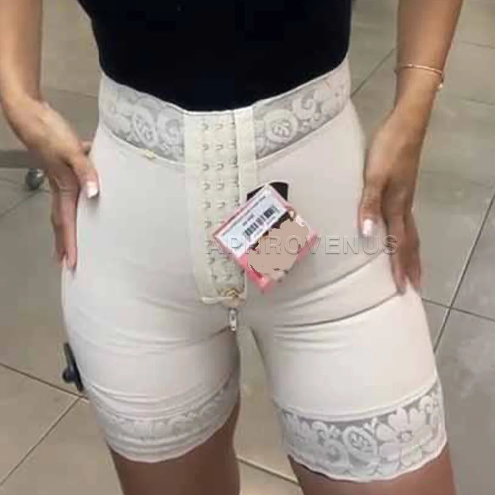 High Waist Hook-eyes Butt Lifter Booty Lifting Hip Enhancer Bodysuit Slimming Underwear Women Body Shaper
