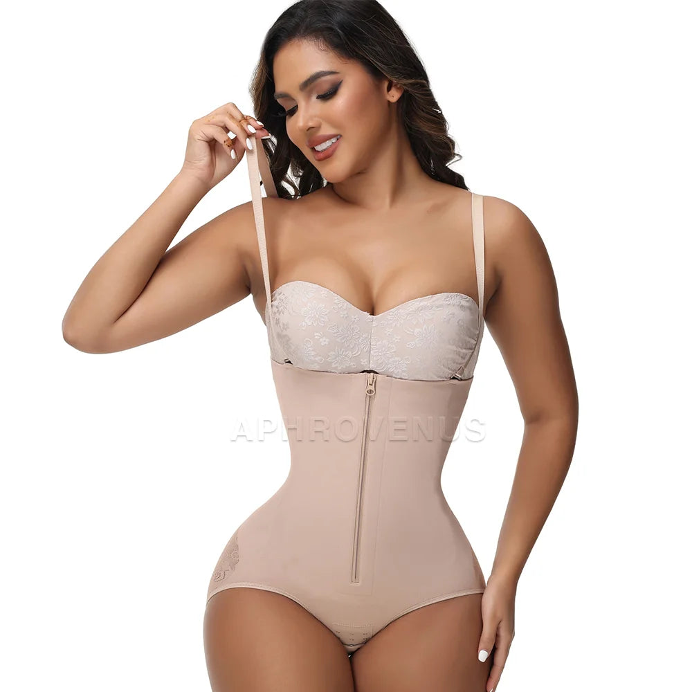 Waist Trainer Shapewear Tummy Control Bodysuits for Women Seamless Compression High Waisted Body Shaper