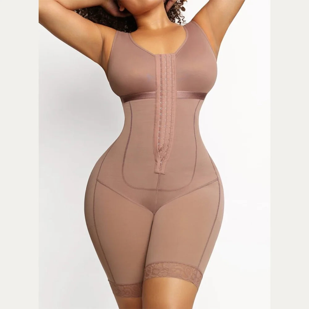 Sleeveless Body Shaper Adjustable Hook-eyes  High Compression For Postoperative Recovery Girdle Waist Trainer Shapewear