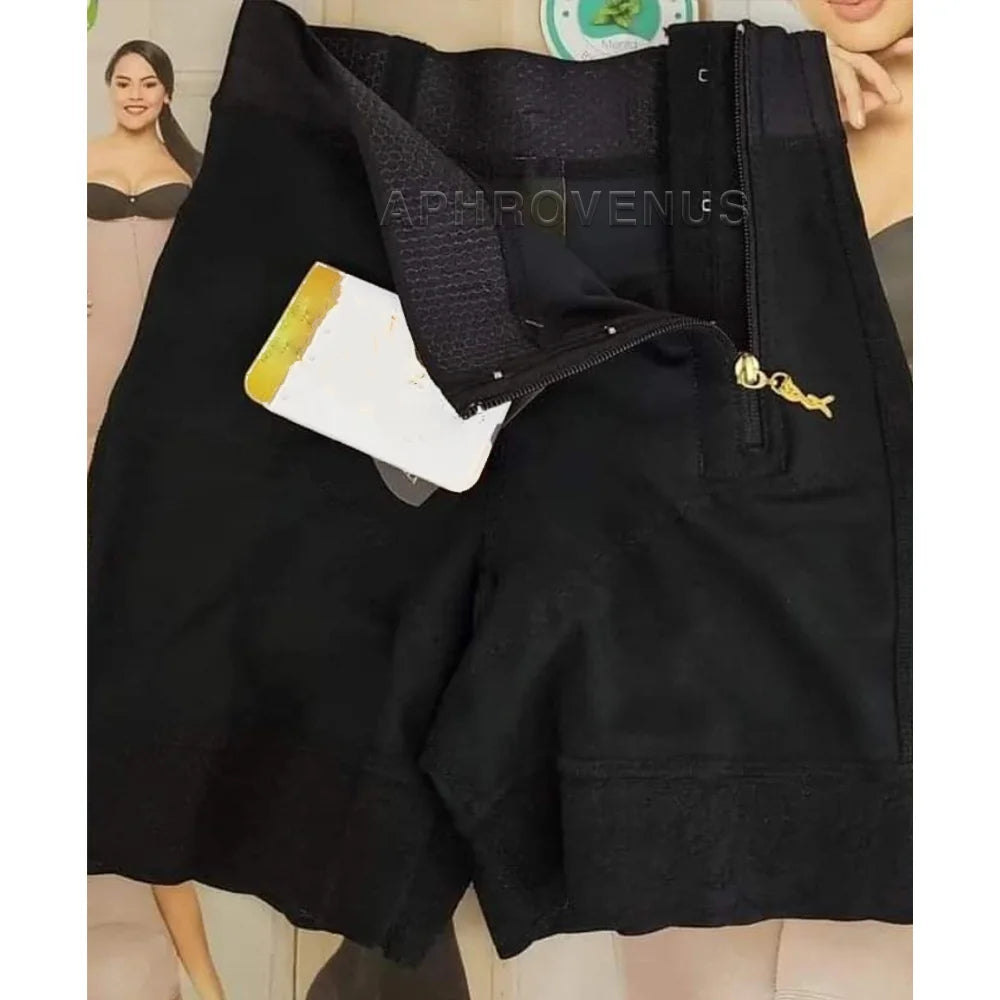 Women Tummy Control Underwear Shorts Shapewear Butt Lifter Panties High-Waisted Body Shaper with Side Zipper