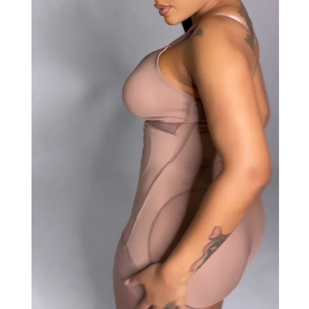 Moldeadoras Triangle Compression Slimming Shapewear Hook And Eye Closure Breast Support Tummy Control Shaper