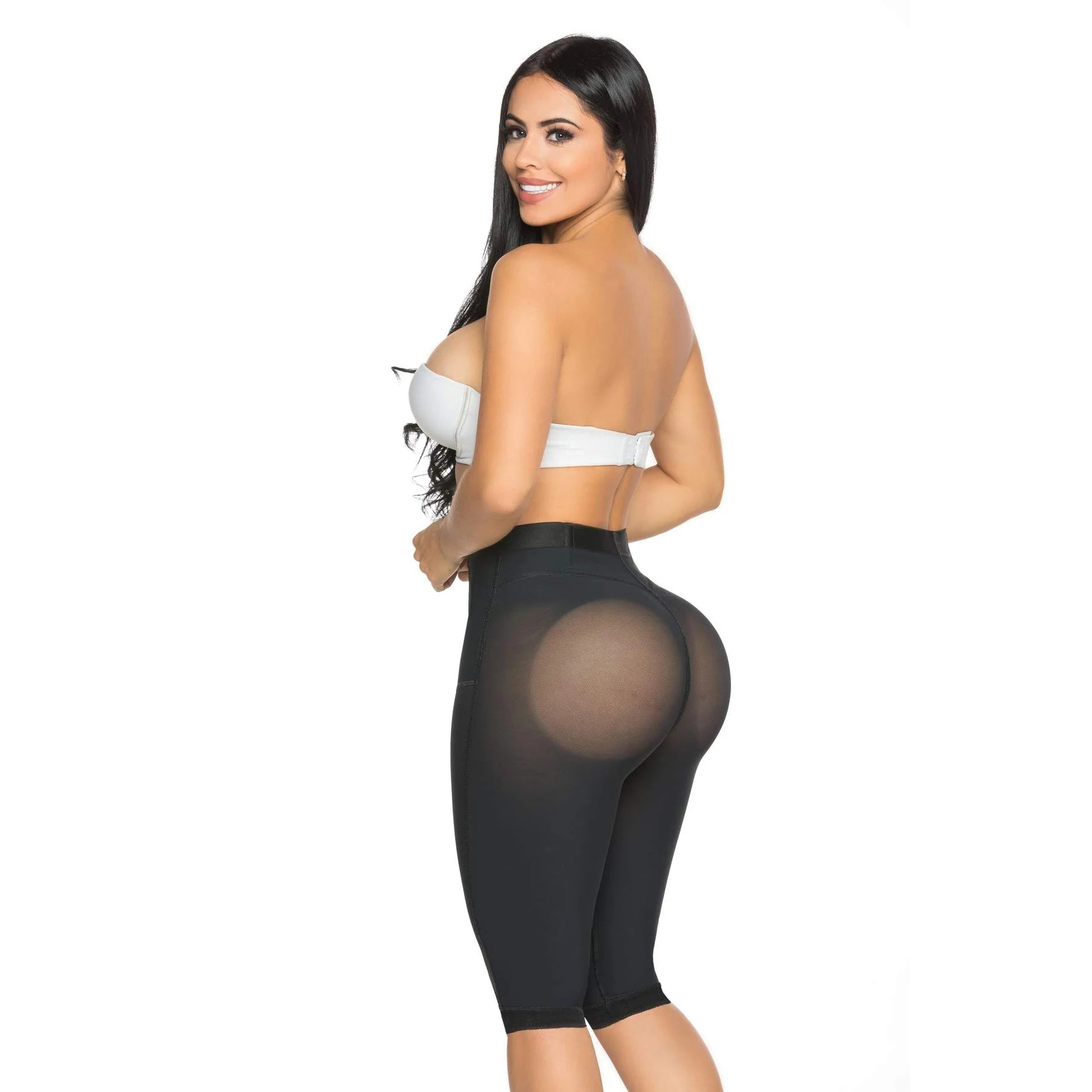 Seamless Mid Waist Butt Lifter Pants Shapewear Women Tummy Control Body Shaper Hip Enhancer Slimming Underwear
