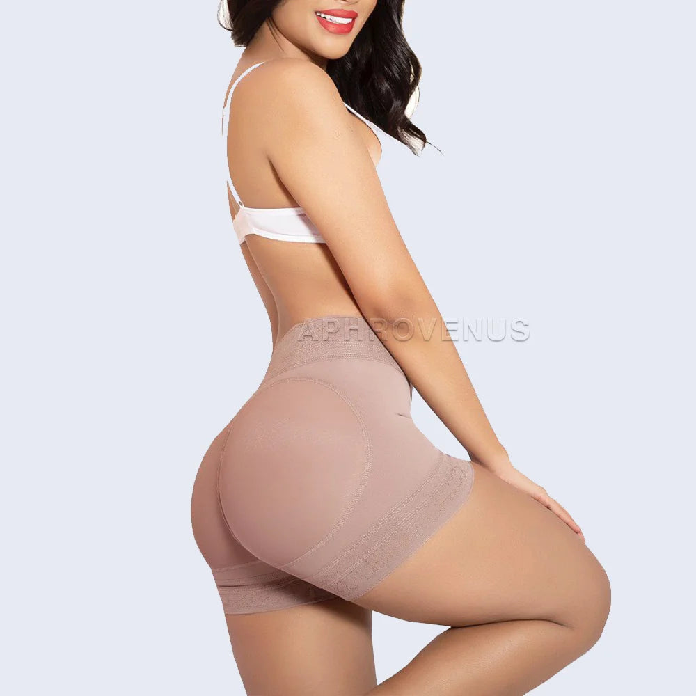 Seamless Compression Hip Lift Shapewear Shorts Women Tummy Control Shaper Pants Slimming Underwear Body Shaper