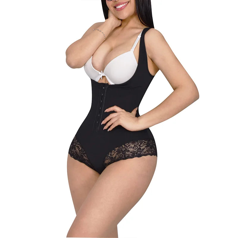 Compression Body Shaper Thin Strap Body Beauty Tummy Control Shapewear For Daily And Post-Surgical Use Corset