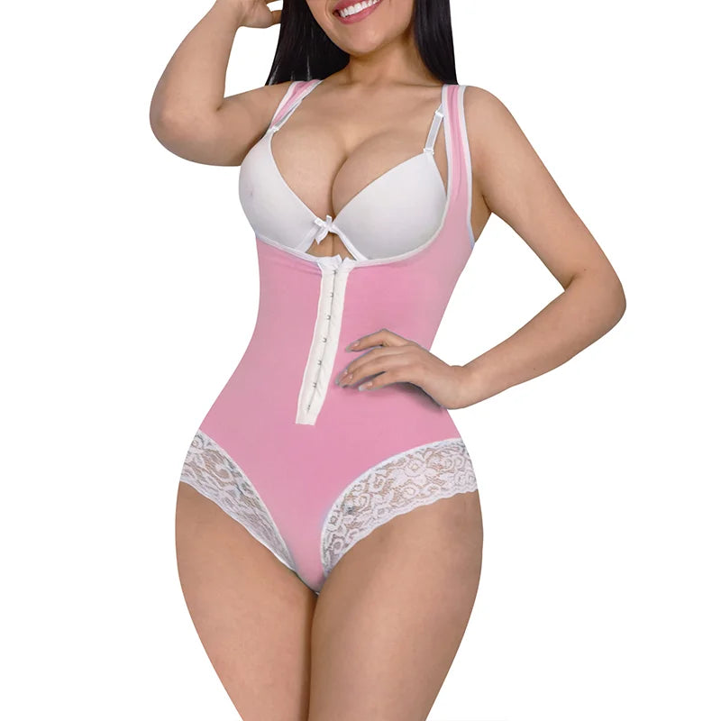 Compression Body Shaper Thin Strap Body Beauty Tummy Control Shapewear For Daily And Post-Surgical Use Corset